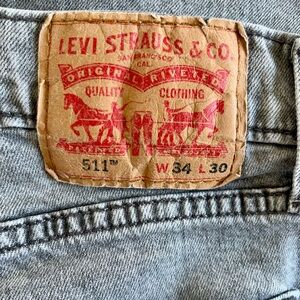 Mens Levi 501 Gray Wash